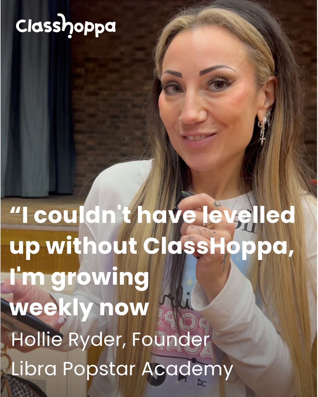 Hollie Ryder, Founder, Libra Popstar Academy